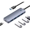 USB HUB Baseus UltraJoy Series 4 in 1 Space Grey, 150 см USB HUB Baseus UltraJoy Series 4 in 1 Space Grey, 150 см