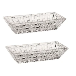 Набор салатниц Nachtmann , 2 шт, стекло, прозрачный Набор салатниц Nachtmann , 2 шт, стекло, прозрачный