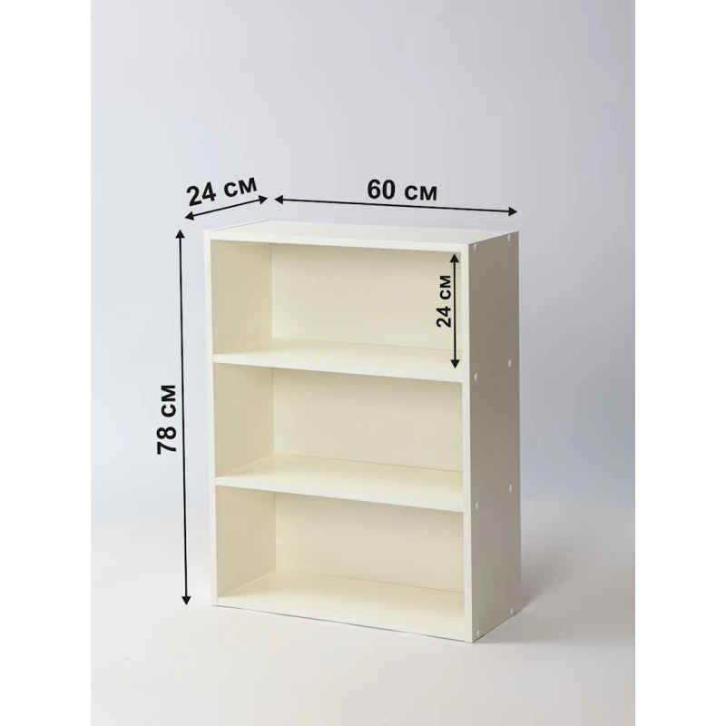 Стеллаж Letta Ultra, белый, ЛДСП, 78x60x24 см