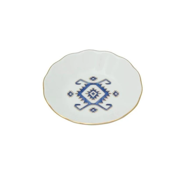 Набор блюдец Porland Arabesque, фарфор, разноцветныйi, 11см , 6 шт