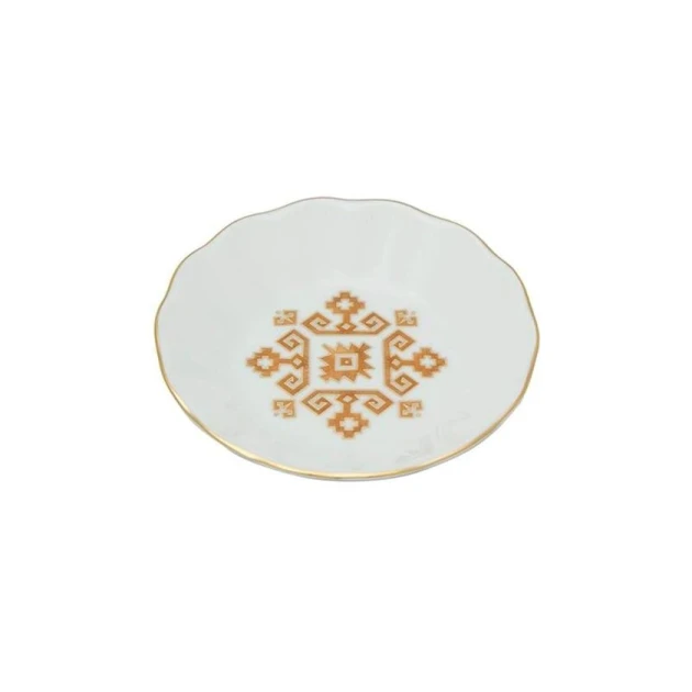 Набор блюдец Porland Arabesque, фарфор, разноцветныйi, 11см , 6 шт