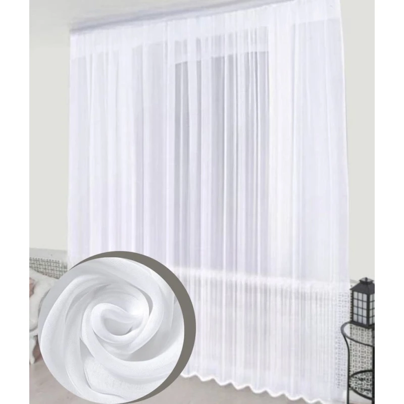 Тюль вуаль Ecortier, 500x280 см, белый Тюль вуаль Ecortier, 500x280 см, белый