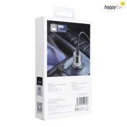 Зарядное устройство автомобильное Wiwu Wi-QC021 USB-C 30W PD+QC (6976195091816) Зарядное устройство автомобильное Wiwu Wi-QC021 USB-C 30W PD+QC (6976195091816)