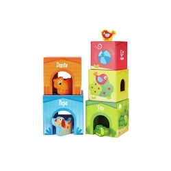 Пирамидка Hape Friendship Tower, 9 шт, разноцветный Пирамидка Hape Friendship Tower, 9 шт, разноцветный