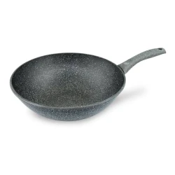 Сковородка Нева Металл Байкал 253130W, 30 см, алюминий, черная