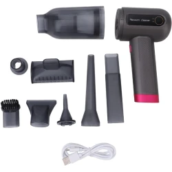 Автомобильный пылесос VC-02 Gray/Pink