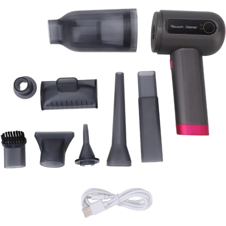 Автомобильный пылесос VC-02 Gray/Pink Автомобильный пылесос VC-02 Gray/Pink