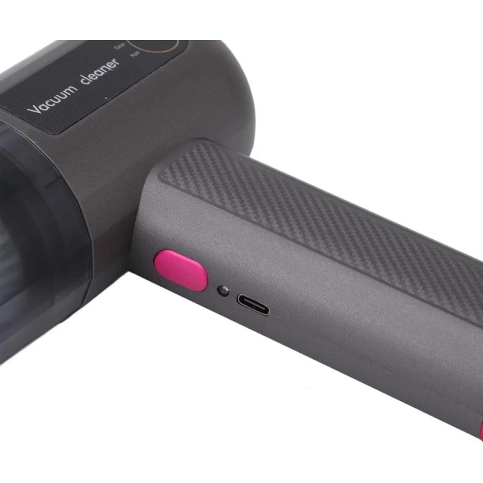 Автомобильный пылесос VC-02 Gray/Pink Автомобильный пылесос VC-02 Gray/Pink