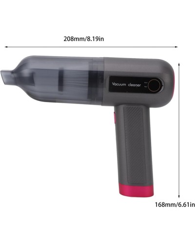 Avtomobil üçün tozsoran VC-02 Gray/Pink