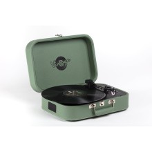 Vinil plastin pleyeri Vintage Green Deluxe