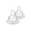 Набор сосок для кормления Philips AVENT Anti-colic SCY763/02, силикон, прозрачный, 3+ мес, 2 шт
