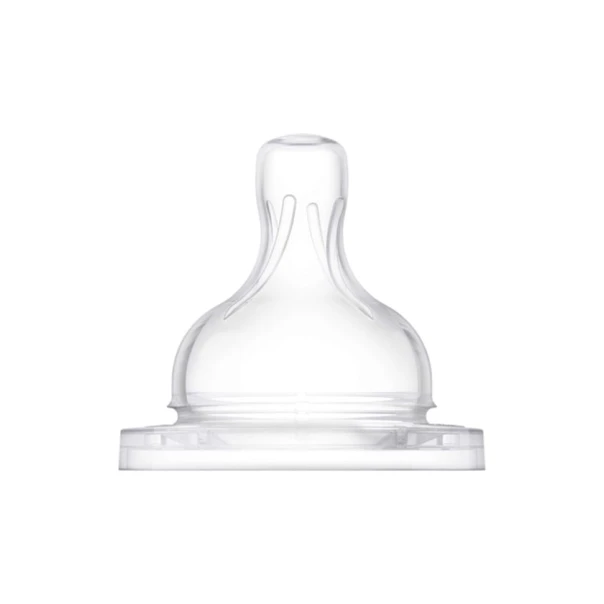 Набор сосок для кормления Philips AVENT Anti-colic SCY763/02, силикон, прозрачный, 3+ мес, 2 шт