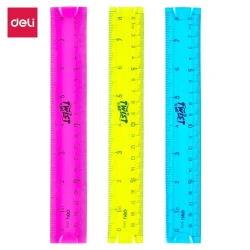 Линейка Deli 6208, 20 см, товар в ассортименте