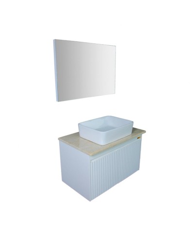Çanaqlı tumba Gold Banyo 312, plastik/keramika, 80 sm