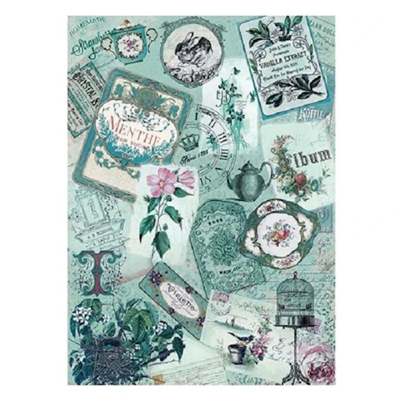 Рисовая бумага для декупажа Cadence А3 - 201 Рисовая бумага для декупажа Cadence А3 - 201