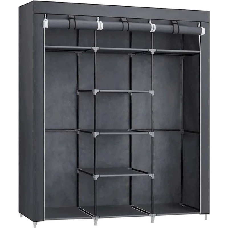 Портативный шкаф NH_BRZA, 150x45x170 см, серый