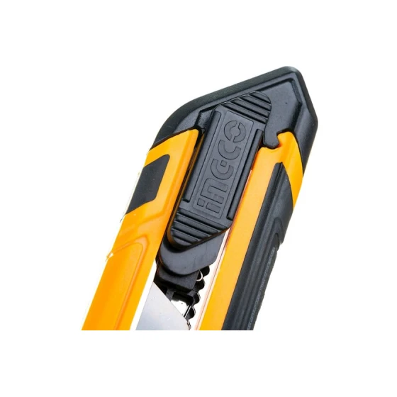 Канцелярский нож Ingco HKNS16518, 18 мм Канцелярский нож Ingco HKNS16518, 18 мм