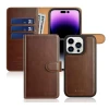 Çexol Puloka Leather Flip Apple iPhone 14 Pro üçün Brown (B0CCMLVZSZ)