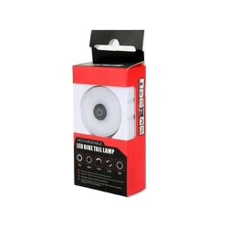 Velosiped fənəri Stop, yumru, qara