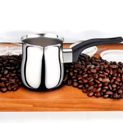 Турка BTC-126, нержавеющая сталь, серебристая, 17х7х7 см Турка BTC-126, нержавеющая сталь, серебристая, 17х7х7 см