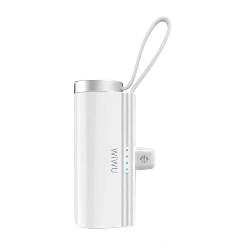 Внешний аккумулятор Wiwu Wi-W026 5000 mAh White Внешний аккумулятор Wiwu Wi-W026 5000 mAh White