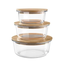 Konteyner dəsti nh_11mgc, şəffaf, 3 əd, 400 ml/620 ml/950 ml