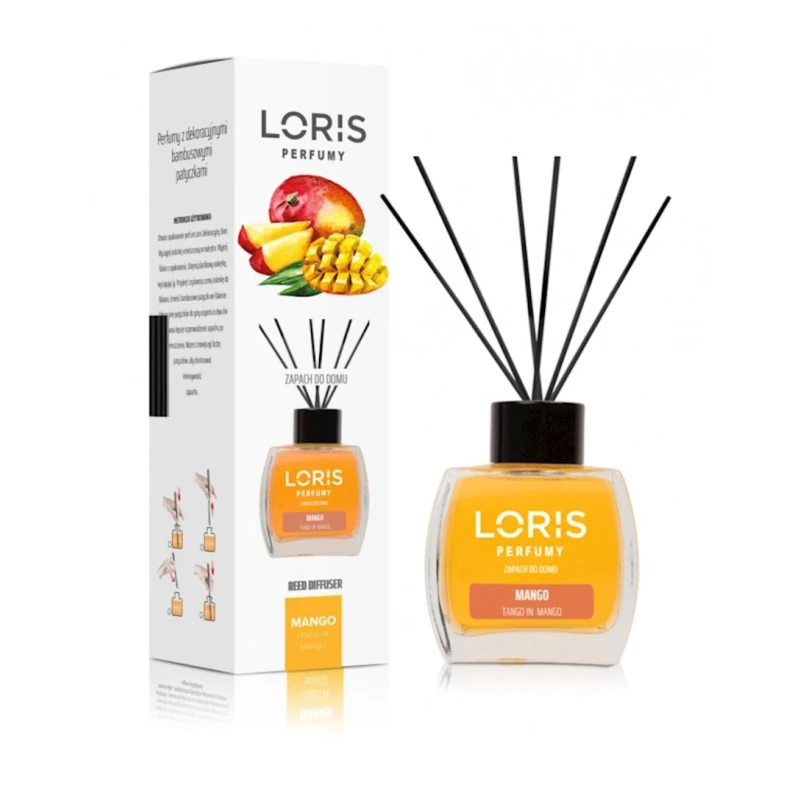 Ароматический диффузор Loris Parfum Mango, 120 мл, желтый Ароматический диффузор Loris Parfum Mango, 120 мл, желтый