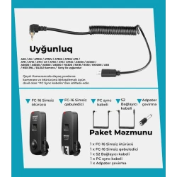 Комплект синхронизатора для вспышки Neewer FC-16-3