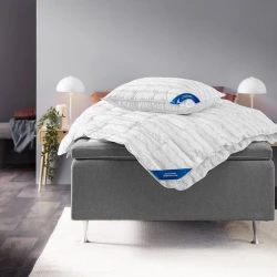 Подушка JYSK Knutseggen 50x70 см, хлопок, искусственный пух, белый Подушка JYSK Knutseggen 50x70 см, хлопок, искусственный пух, белый