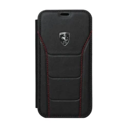 Çexol Ferrari Heritage Book Type Apple iPhone X üçün Black