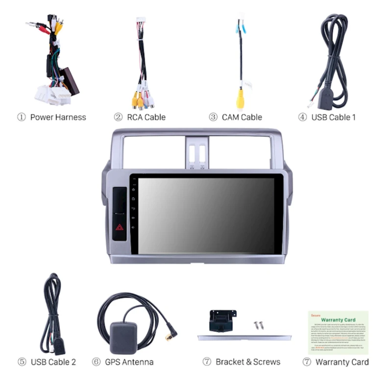 Автомобильный монитор Still Coll AVTO085193 Toyota Prado 2013-2017 Автомобильный монитор Still Coll AVTO085193 Toyota Prado 2013-2017