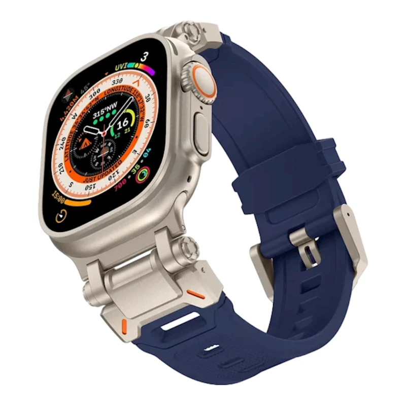 Ремешок Greatcase SW638 для Apple Watch 42/44/45/49mm Blue Ремешок Greatcase SW638 для Apple Watch 42/44/45/49mm Blue