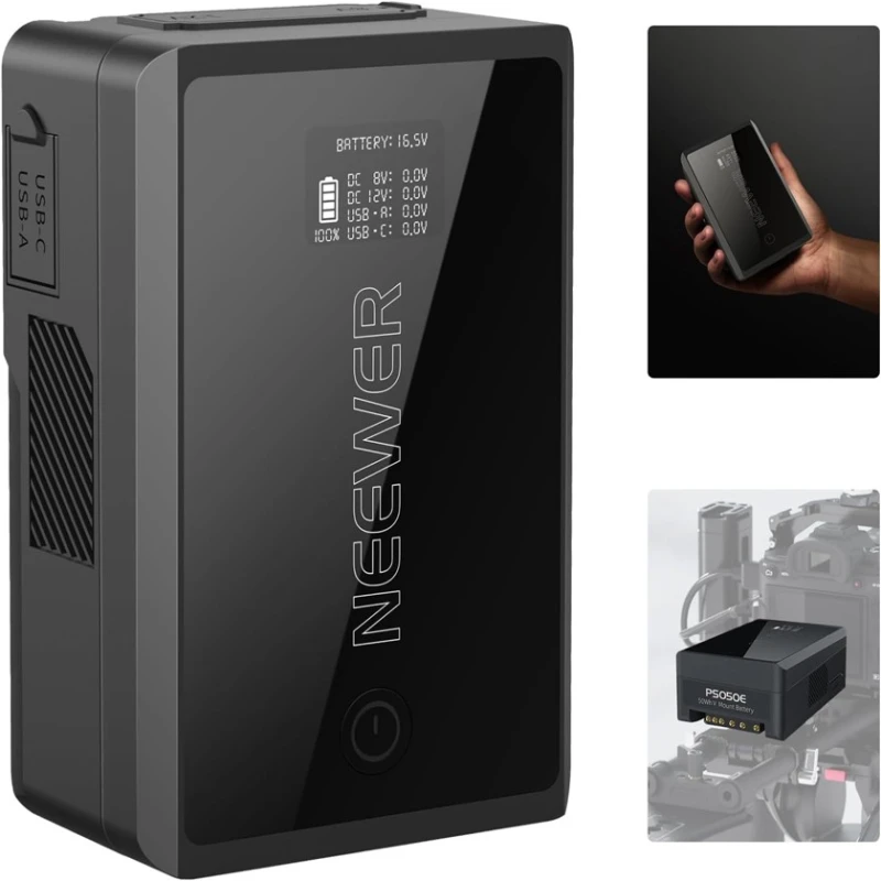 Аккумулятор для видеокамеры Neewer Mini V PS050E 14.5V 3400mAh Аккумулятор для видеокамеры Neewer Mini V PS050E 14.5V 3400mAh