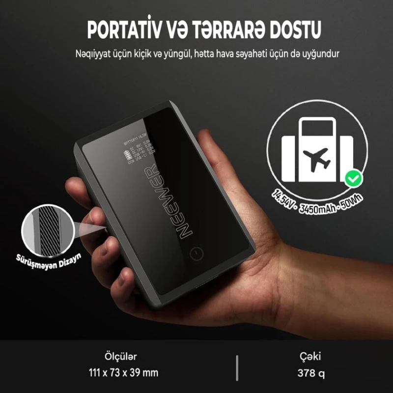 Аккумулятор для видеокамеры Neewer Mini V PS050E 14.5V 3400mAh Аккумулятор для видеокамеры Neewer Mini V PS050E 14.5V 3400mAh