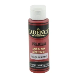 Декоративная акриловая краска Cadence Premium Acrylic Paint 7550 Strawberry, клубничный, 70 мл
