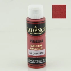 Декоративная акриловая краска Cadence Premium Acrylic Paint 7550 Strawberry, клубничный, 70 мл