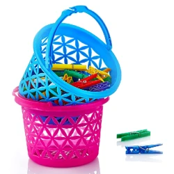 Корзина для прищепок Dunya Plastik TM.27748, 2.7 л, товар в ассортименте Корзина для прищепок Dunya Plastik TM.27748, 2.7 л, товар в ассортименте