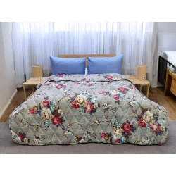 Yorğan MiraNova 053, birnəfərlik, bambuk sintepon, rəngbərəng, 155х215 sm