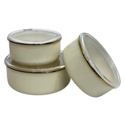 Набор контейнеров Emaye SHA-00004773, эмаль, белый, 16/18/20 см