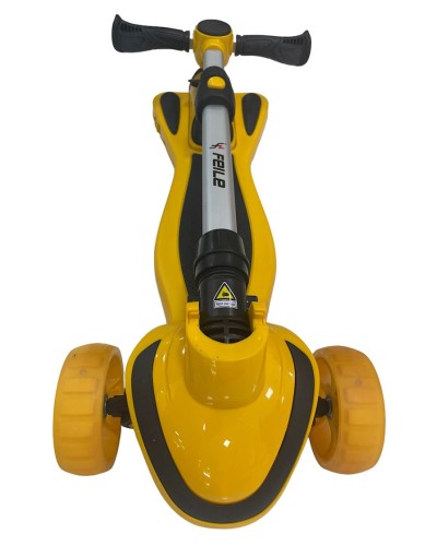 Uşaqlar üçün samokat ZTW-918S, sarı
