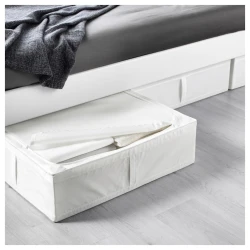 Сумка для хранения Ikea Skubb, полиэстер, белая, 65x53x19 см
