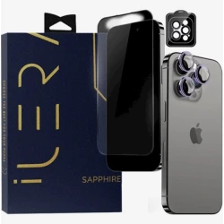 Защитное стекло iLera Sapphire Ultra + Glass для Apple iPhone 15 Pro
