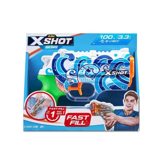 Водный бластер Zuru X-Shot Fast Fill Skins Nano Hydra 11853 Водный бластер Zuru X-Shot Fast Fill Skins Nano Hydra 11853