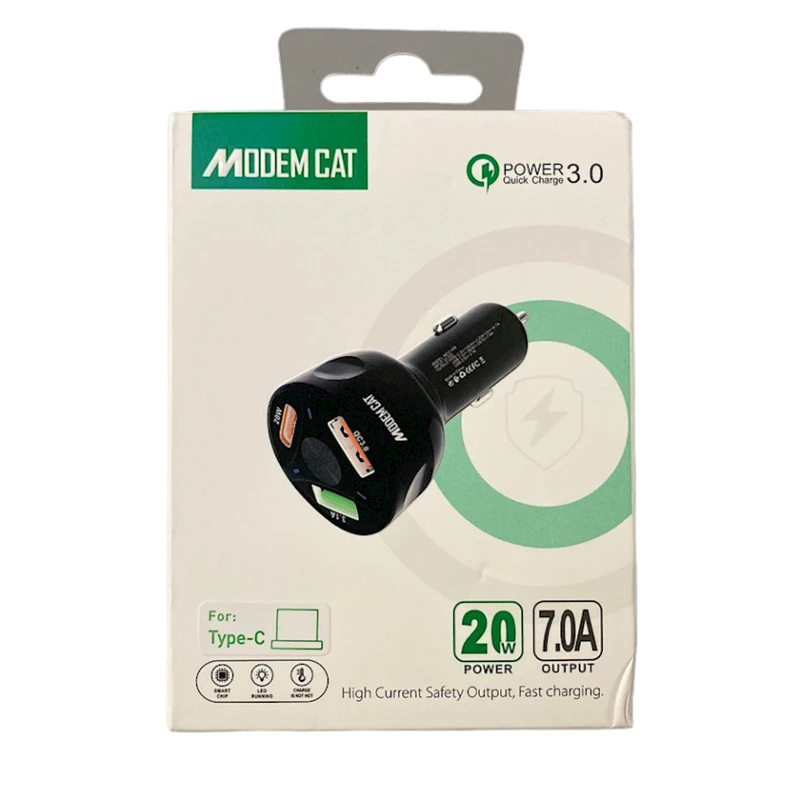 Автомобильное зарядное устройство MCC-008 Black Автомобильное зарядное устройство MCC-008 Black