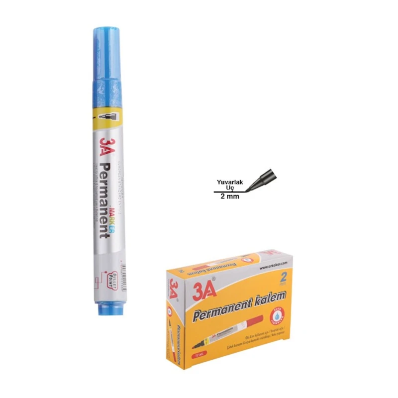 Davamlı marker Line Plus 3A 1133, göy Davamlı marker Line Plus 3A 1133, göy