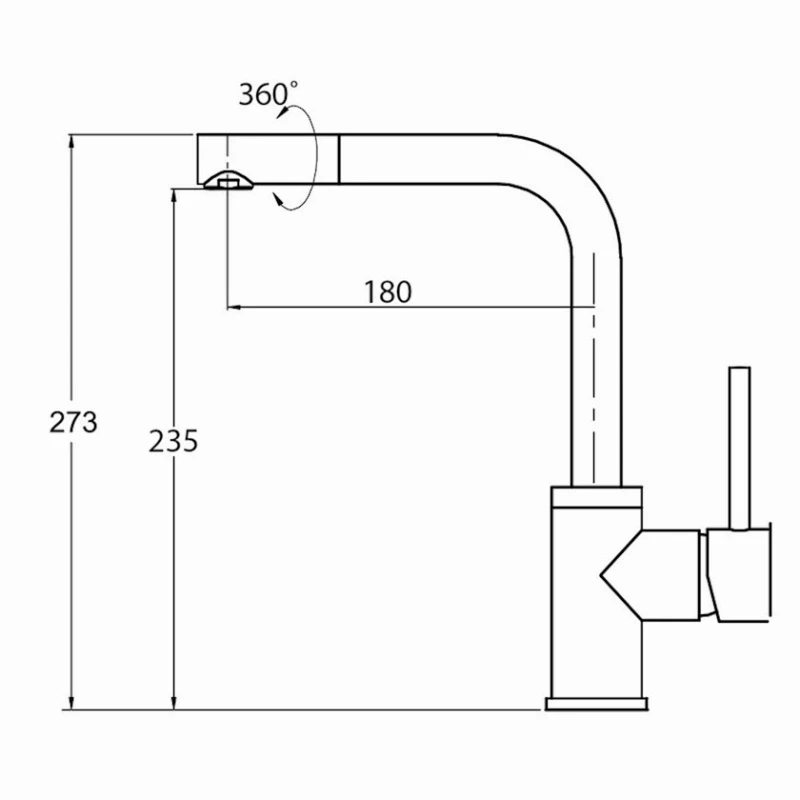 Qarışdırıcı Aquasanita Forte 5553-T Qarışdırıcı Aquasanita Forte 5553-T