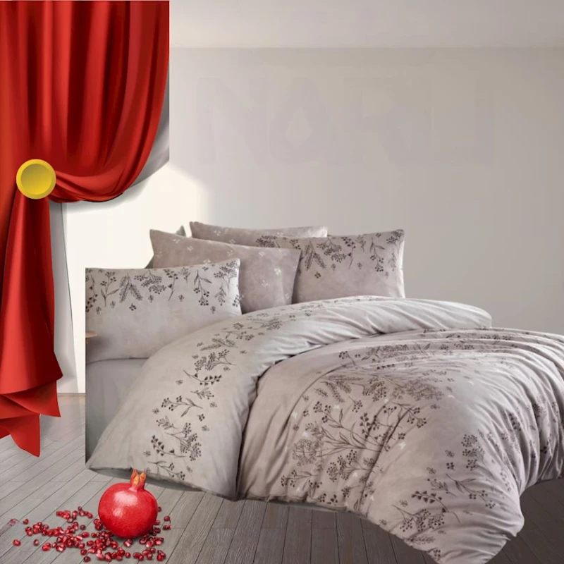 Комплект постельного белья Narlı 001127, пододеяльник 200x220 см, простыня 240x260 см, наволочка 50х70 см (2 шт), двуспальный, хлопок, разноцветный