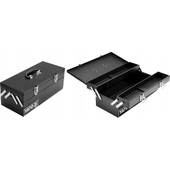 Ящик для инструментов Yato YT-0884, 46x20x18 см, черный