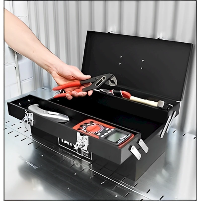 Ящик для инструментов Yato YT-0884, 46x20x18 см, черный