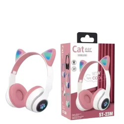Simsiz qulaqlıq Cat Ear ST-23M Pink